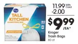 Kroger Kroger Trash Bags offer