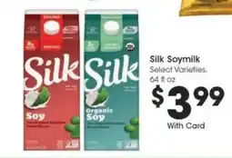 Kroger Silk Soymilk offer