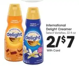 Kroger International Delight Creamer offer