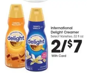 Kroger International Delight Creamer offer
