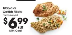 Kroger Tilapia or Catfish Fillets offer