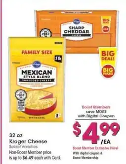 Kroger Kroger Cheese offer