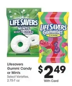 Kroger Lifesavers Gummi Candy or Mints offer