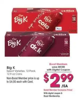 Kroger Big K offer
