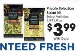 Kroger Private Selection Salad Kit offer