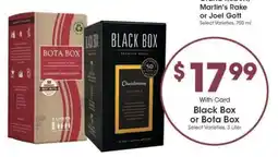 Kroger Black Box or Bota Box offer