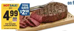 Food Lion Beef Top Round London Broil offer