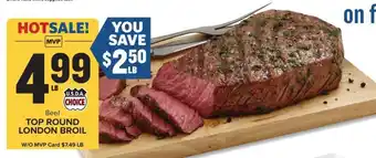 Food Lion Beef Top Round London Broil offer
