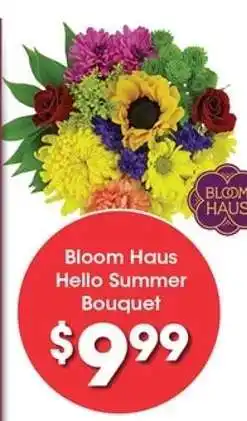 Kroger Bloom Haus Hello Summer Bouquet offer