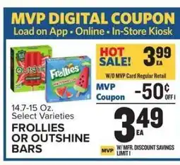 Food Lion Frollies or Outshine Bars offer