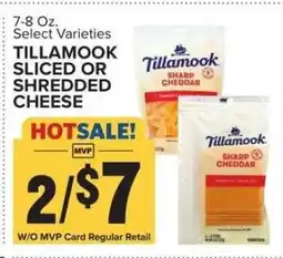 Food Lion Tillamook Sliced or Shredded Cheese offer