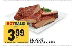 Food Lion St. Louis Style Pork Ribs offer