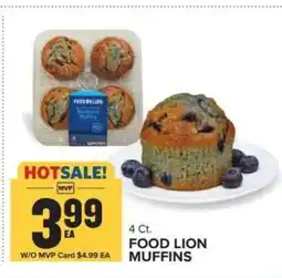 Food Lion FOOD LION MUFFINS offer