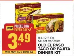 Food Lion Old El Paso Taco or Fajita Dinner Kit offer