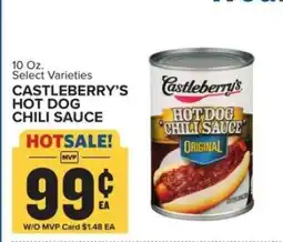 Food Lion Castleberry’s Hot Dog Chili Sauce offer