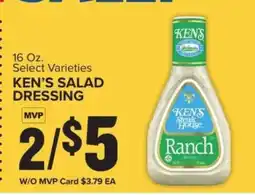 Food Lion Ken's Salad Dressing offer