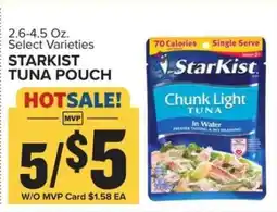 Food Lion Starkist Tuna Pouch offer