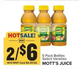 Food Lion Mott's Juice offer