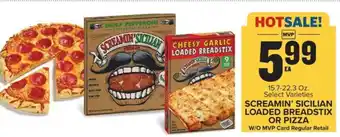 Food Lion Screamin' Sicilian Loaded Breadstix or Pizza offer