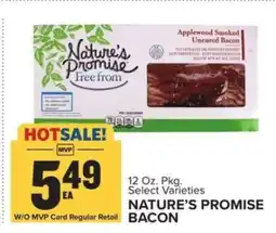 Food Lion NATURE'S PROMISE BACON offer