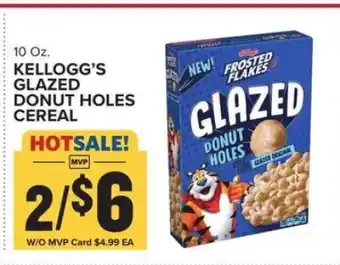 Food Lion Kellogg's Glazed Donut Holes Cereal offer