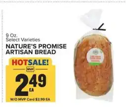 Food Lion Nature's Promise Artisan Bread offer