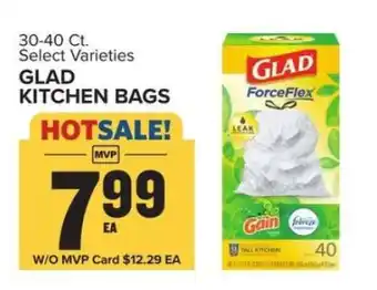 Food Lion Glad Kitchen Bags offer