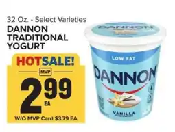 Food Lion Dannon Traditional Yogurt offer