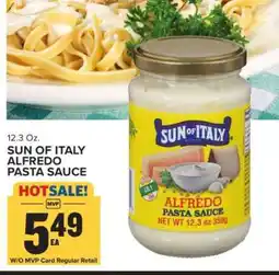 Food Lion SUN OF ITALY ALFREDO PASTA SAUCE offer