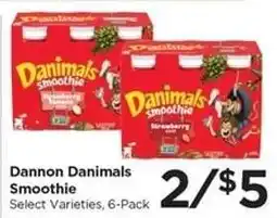 Food 4 Less Dannon Danimals Smoothie offer