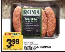 Food Lion ROMA Fresh Dinner Sausage offer