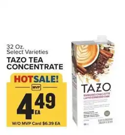 Food Lion Tazo Tea Concentrate offer