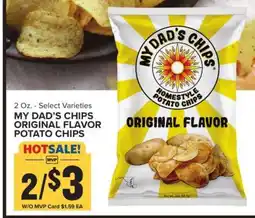 Food Lion MY DAD’S CHIPS ORIGINAL FLAVOR POTATO CHIPS offer