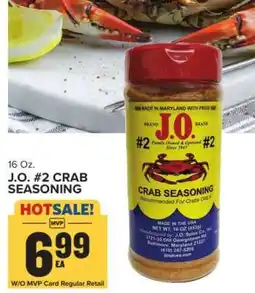 Food Lion J.O. #2 Crab Seasoning offer