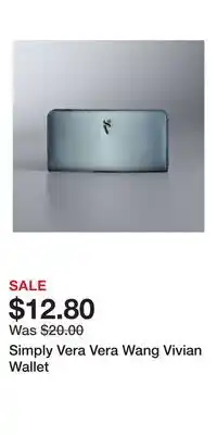 Kohl's Simply Vera Vera Wang Vivian Wallet offer