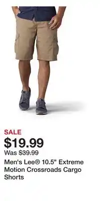 Kohl's Men's Lee 10.5 Extreme Motion Crossroads Cargo Shorts offer