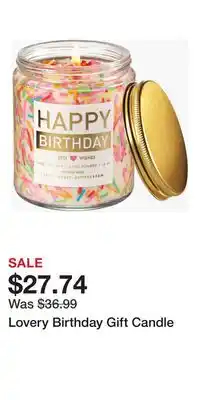 Nordstrom Lovery Birthday Gift Candle offer