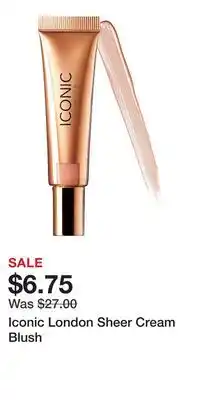 Kohl's Iconic London Sheer Cream Blush offer