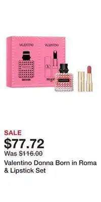 Nordstrom Valentino Donna Born in Roma & Lipstick Set offer