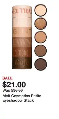 Nordstrom Melt Cosmetics Petite Eyeshadow Stack offer