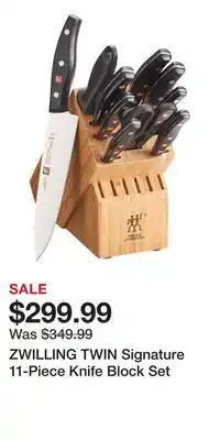Nordstrom ZWILLING TWIN Signature 11-Piece Knife Block Set offer