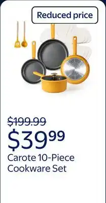 Walmart Carote 10 Pcs Kitchen Cookware Sets, Nonstick Pots and Pans Set, Induction Cookware offer