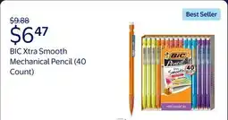 Walmart BIC Xtra Smooth Mechanical Pencil, 0.7 mm, 40 Count offer