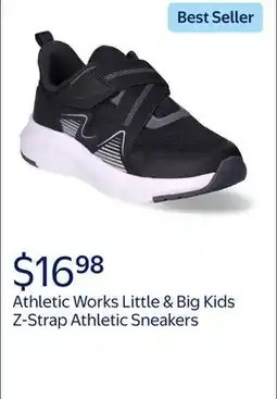 Walmart Athletic Works Little & Big Kids Z-Strap Athletic Sneakers offer