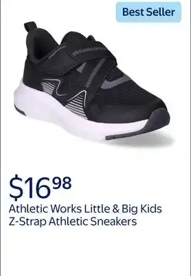 Walmart Athletic Works Little & Big Kids Z-Strap Athletic Sneakers offer