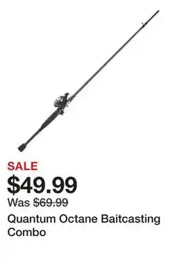 Dick's Sporting Goods Quantum Octane Baitcasting Combo offer