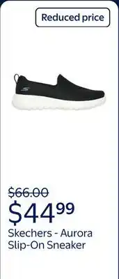 Walmart Skechers Women's GO WALK JOY - Aurora Slip-On Sneaker, Wide Width Available offer