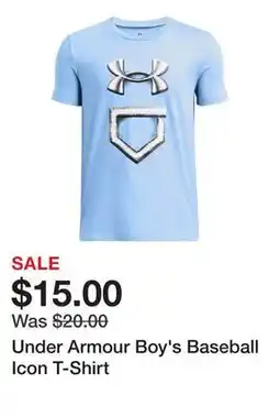 Dick's Sporting Goods Under Armour Boy's Baseball Icon T-Shirt offer