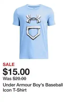 Dick's Sporting Goods Under Armour Boy's Baseball Icon T-Shirt offer