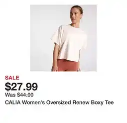 Dick's Sporting Goods CALIA Women's Oversized Renew Boxy Tee offer